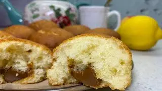 Delicate cupcakes with boiled condensed milk. Tastes just like the famous 