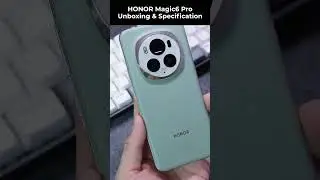 HONOR Magic6 Pro Unboxing & Specifications - Epi Green #HONORMagic6Pro #TheIdealMobile