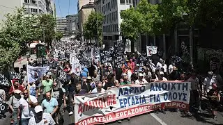 Στάση έξω από το υπουργείο εργασίας - «ανεργίας»