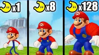Mario Odyssey but every Moon makes Mario STRONGER....