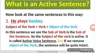 Change of Voices A