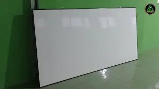 Begini cara membuat papan tulis white board menggunakan Melamine dan Multiplek / triplek