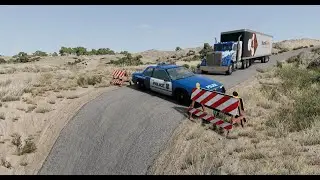 Cars vs Giant Pit BeamNG EMA