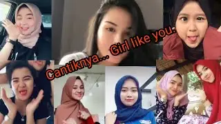 Cantiknya Girl like you tiktok.