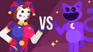 Catnap vs Pomni | Poppy Playtime chapter 3 Animation