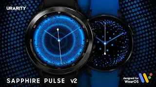 SAPPHIRE PULSE v2 - animated WearOS watchface