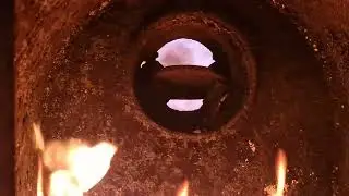 Flamme bleue du bois 👌 ne reproduisez pas ça chez vous ! 😅