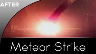 After Effects Tutorial: Meteor Strike with Trapcode Particular (Creating & Compositing)