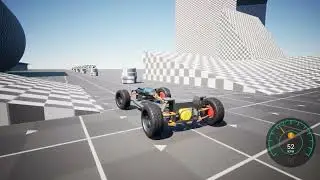 UE5 Static Mesh Rigging for Vehicles WIP