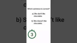 English Grammar Quiz #2 #bestwaytolearnenglish #dailysentencesinenglish #englishlesson