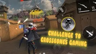 CAN I CHALLENGE TO @CrossbonesGaming ( Guri Bhai ) ?? One More Time | Aniket68 🆚 CROSSBONES GAMING
