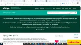 Python Django web framework