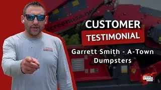Garrett Smith A-Town Dumpsters | How He Is Making Money Crushing Granite & Rock Into Usable Product