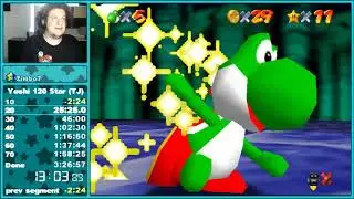 SM64 Online: 120 Star Speedrun as Yoshi in 