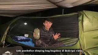 SOLO CAMPING | MALAM BERKABUT NIGHT CAT LAY FLAT HAMMOCK PART2
