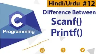 Difference between scanf and printf in c language
