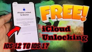 FREE Unlock/Bypass iCloud Activation lock to Owner No Paid iOS 12 to iOS 17 | Remove iCloud Lock.
