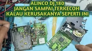 how to service alinco dj 180 can't monitor at all @W Elektronik