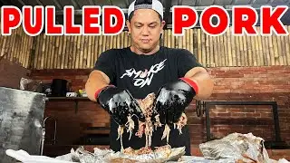 NADUDUROG SA LAMBOT NA PORK SHOULDER?!? | SMOKED PULLED PORK | PINOY SMOKED BBQ AT HOME #5