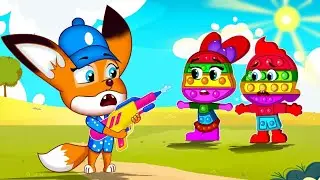 Oh No, Pop It  play Pretend Play Good Habits For Kids Cartoon for Kids Stories By Lili and Max 🦊🐰
