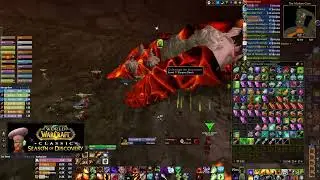 Golemagg the Incinerator: SoD Molten Core (Heat Level 3) Warlock #WoWClassic #SeasonOfDiscovery