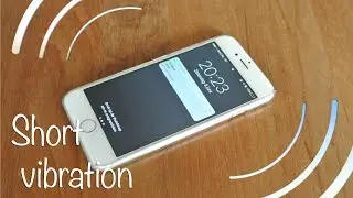 iPhone 6 short vibration sound effect stereo HQ 96kHz