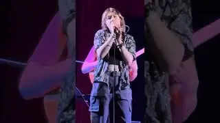 Evan Lukes, lead guitar, performing Bodysnatchers by Radiohead