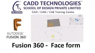 Fusion 360 -  Face form