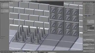 Spike Floor & Wall Traps Tutorial for Blender 3D | Custom Dungeon Pt13