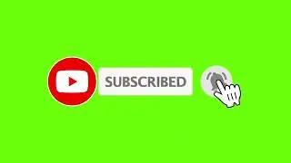 Subscribe Button And Bell Animation With Mouse Click Sound Effect | Easily Use For videos