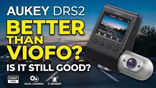 AUKEY Detachable Dual Camera Dashcam Review / Install Guide - DRS2