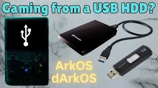 R36S Gaming from a USB HDD?