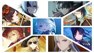 Genshin Impact Version 4 All 5 Stars Burst Animations