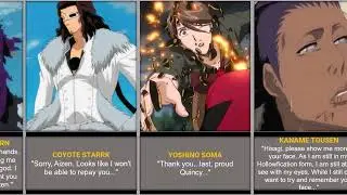 Last Words Of Bleach Characters Before Death
