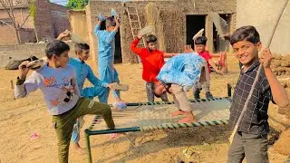 Competition With Kids israr bhai ko punishment di || prank and funny video.