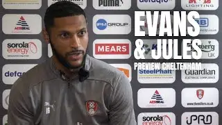 Evans & Jules' pre-Cheltenham Town Press Conference | Presented by our Diamond Partners 🎙