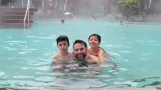 PASSAMOS FRIO mesmo assim ENTRAMOS NA PISCINA do CANADÁ - Harrison Hot Springs #1