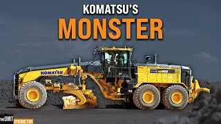 Komatsu’s Largest Motor Grader for the U.S. Revealed