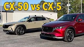 2023 Mazda CX-50 vs 2022 Mazda CX-5 Comparison in 8 Minutes
