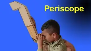 How to make periscope with cardboard | School project | Diy | Kanish ideas