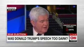 Feelings vs Fact - Newt Gingrich - RNC Topic on Violent Crime - Feelings trump FBI Stats!