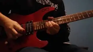 Iron Maiden - Wasting Love (Guitar Solo Cover By Dan)