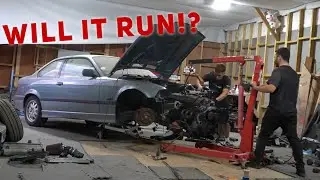 ENGINE SWAPPING MY ABANDONED CAR! ( WILL IT RUN)