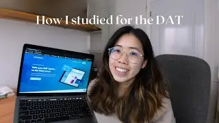How I studied for the DAT (23AA) + Giveaway