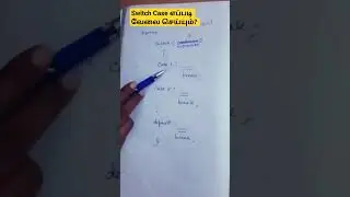 Switch Case - C Programming எப்படி வேலை செய்யும்? தமிழ் tutorial for beginners training at Madurai