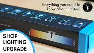 Workshop lighting upgrade | Everything you need to know about lighting | Shop upgrade EP1