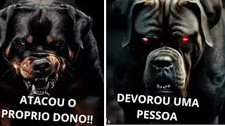 Esse Rottweiler DEVOROU seu próprio DONO!!!!!!