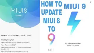 How to update MIUI 8 to MIUI 9 Global Stable Rom for Redmi Note 4 !