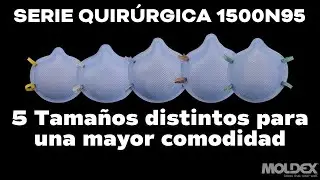 Respirador Quirúrgico Moldex Serie 1500 N95