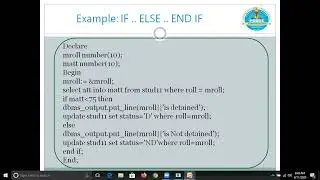 1. PL/SQL Basics